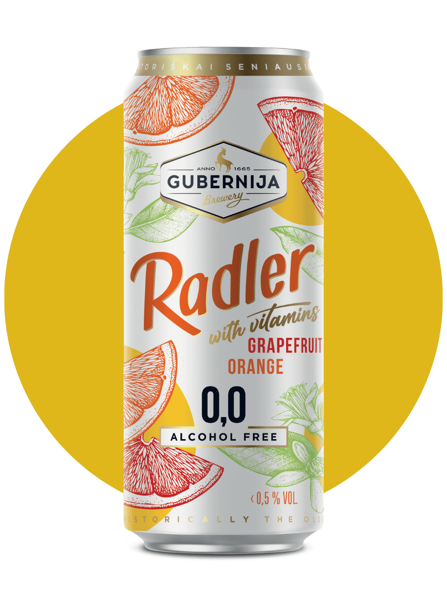 Gubernija-Radler-0.png Gubernija Radler Grejpfrut i Pomarańcza 0,0 % - obrazek 1