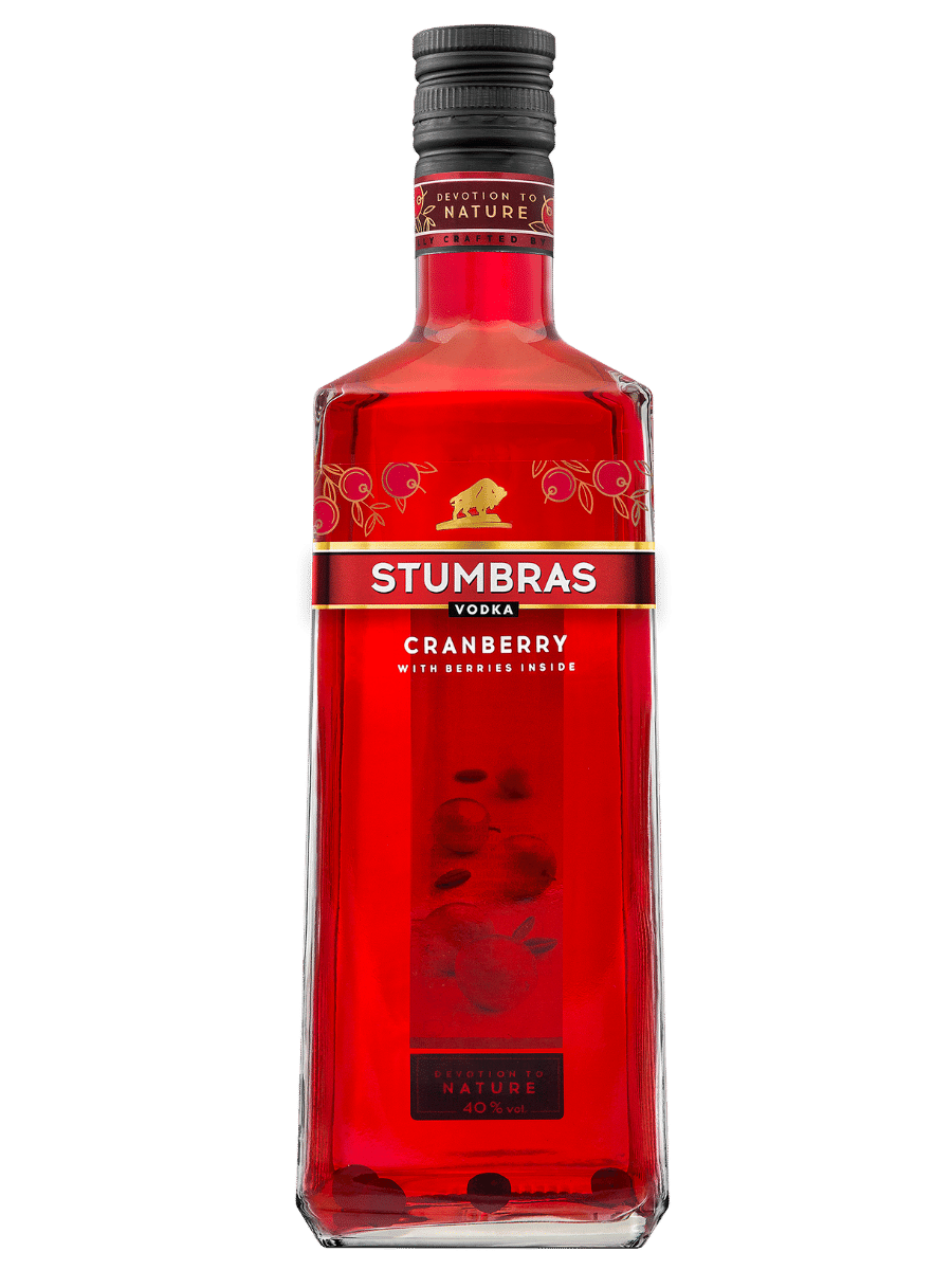 PDESTX8433.png Stumbras Vodka Cranberry 0,5l 40% - obrazek 1