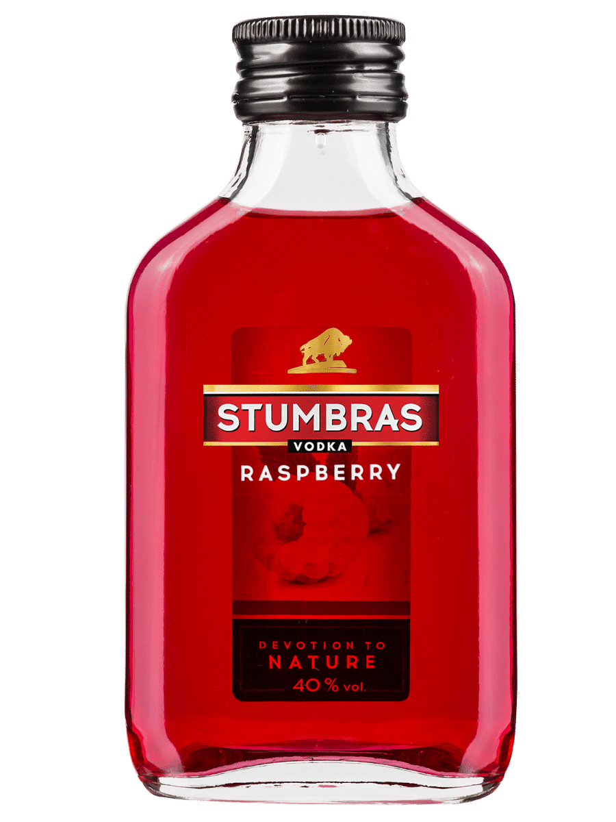 PDESTX8704.png Stumbras Vodka Raspberry 0,1l 40% - obrazek 1
