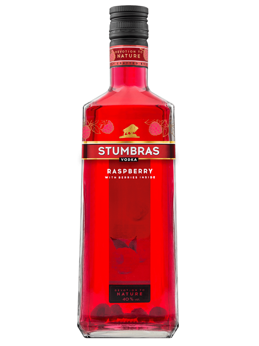 PDESTX8733.png Stumbras Vodka Raspberry 0,5l 40% - obrazek 1