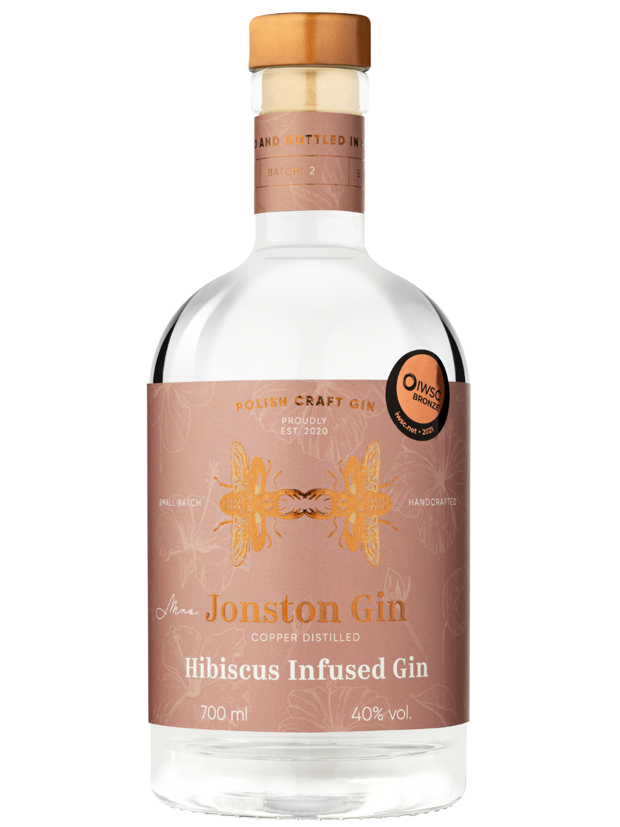 hibiscus.png Jonston Hibiscus Infused Gin 0,7 40% - obrazek 1