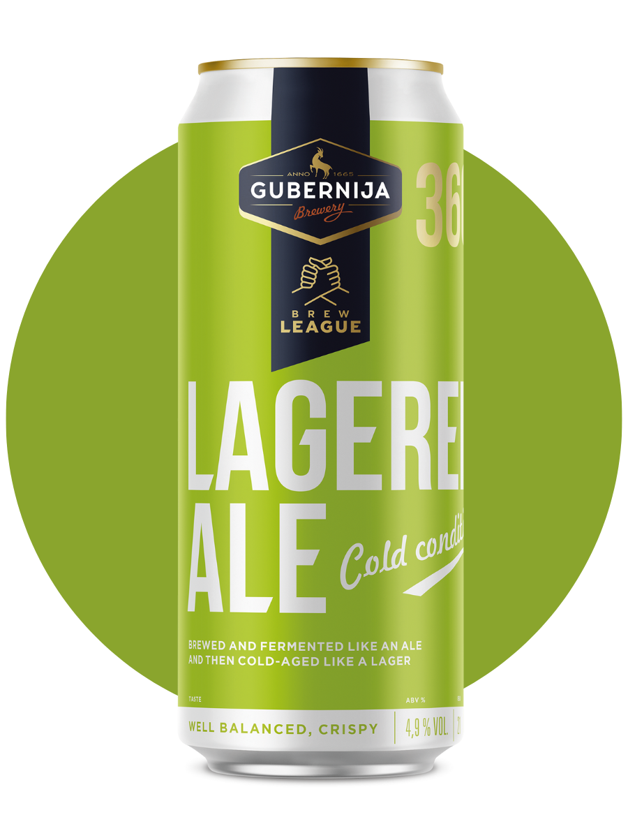 large-ale.png Gubernija Brew League Lagered Ale 0,5l 4,9% - obrazek 1